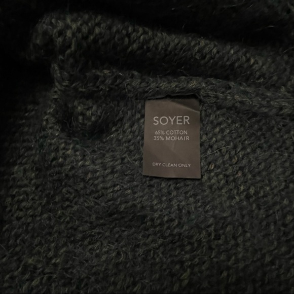 Soyer Aurora Mohair Pullover Sweater Dark Green Dress Size M - Picture 7 of 7